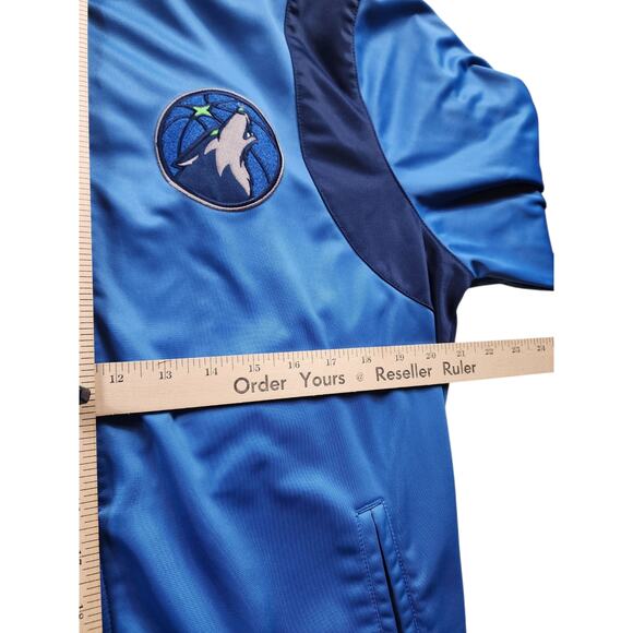 NBA Minnesota Timberwolves G-III Sports by Carl Banks Large Zip Track Jacket - Picture 7 of 16